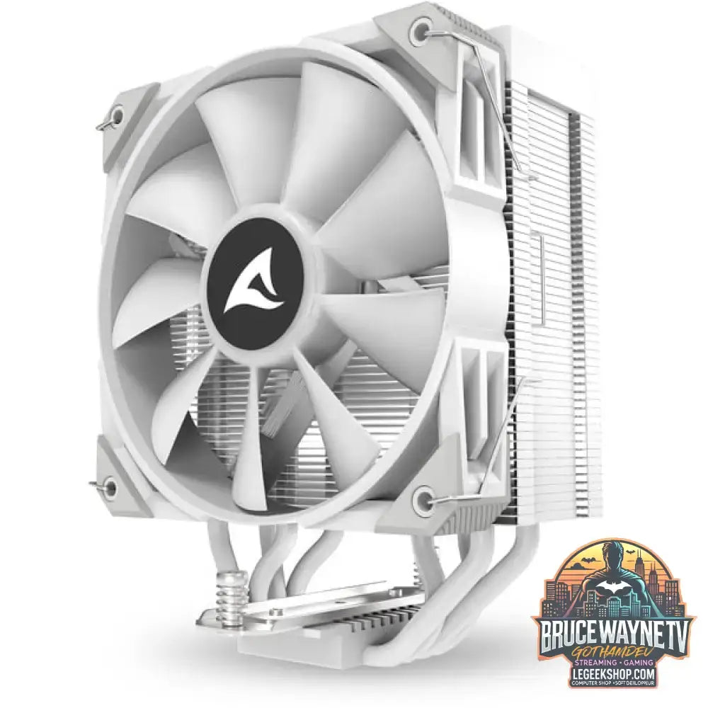 Sharkoon A40 RGB, CPU-Kühler weiß, 120 mm - Sharkoon - vue 10