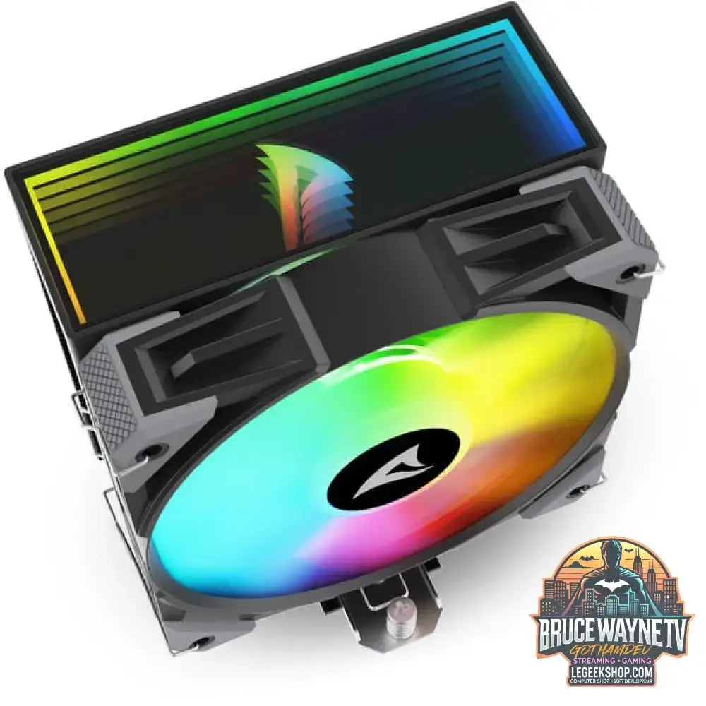 Sharkoon A40 RGB, CPU-Kühler schwarz, 120 mm - Sharkoon - vue 6