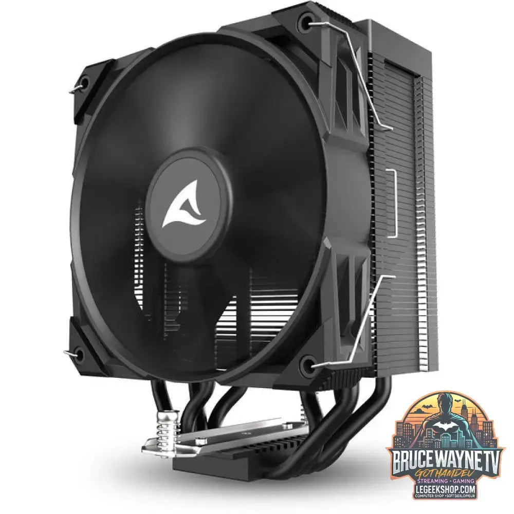 Sharkoon A40, CPU-Kühler schwarz, 120 mm - Sharkoon - vue 6