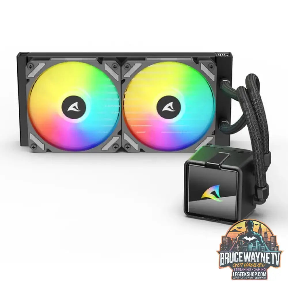 Sharkoon S50 ARGB, Wasserkühlung schwarz - Sharkoon - vue 3