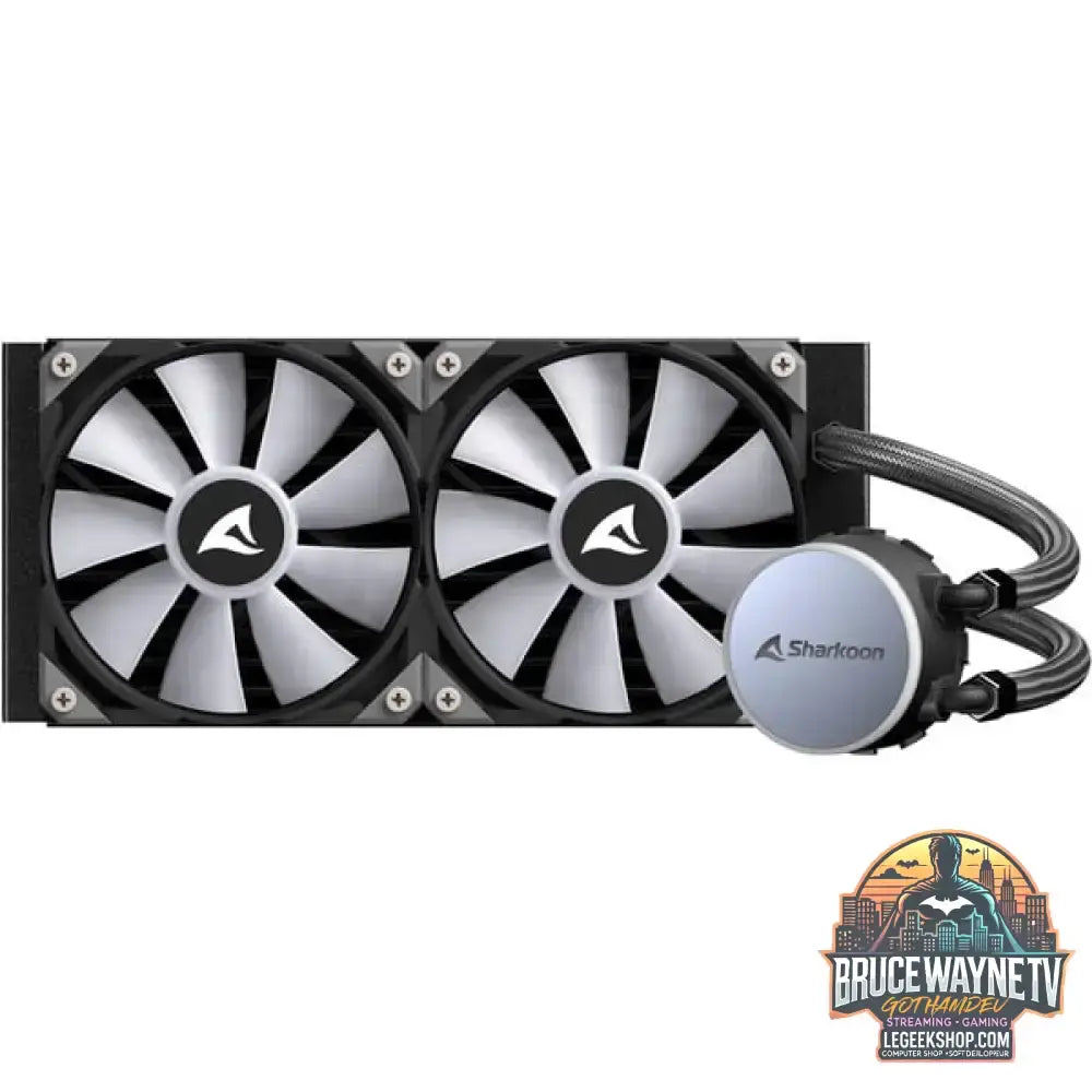 Sharkoon S70 RGB AIO 240mm, Wasserkühlung schwarz - Sharkoon - vue 7
