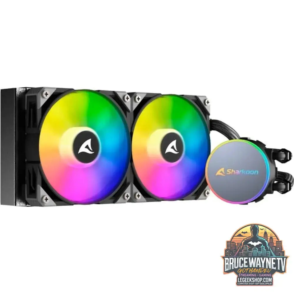 Sharkoon S70 RGB AIO 240mm, Wasserkühlung schwarz - Sharkoon