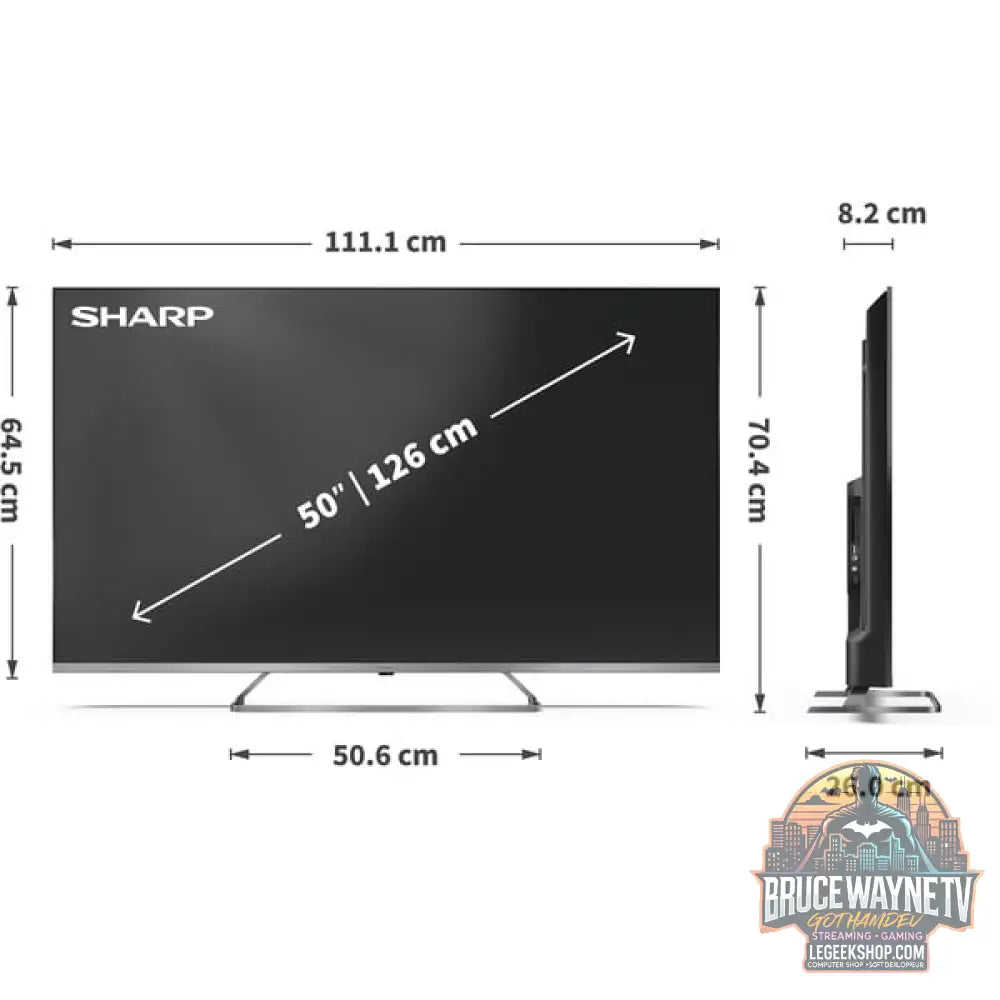 SHARP 50JP7765E, QLED-Fernseher - SHARP - vue 10
