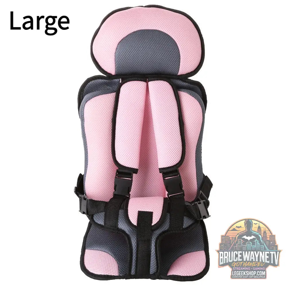 Siège Sécurité Bébé Portable Voiture Poussette Rembourré Confort - Pink large - siège Bébé