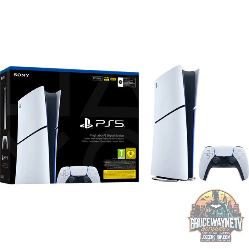 Sony PlayStation 5 Slim Digital Edition E-Chassis, Spielkonsole - Sony - vue 5