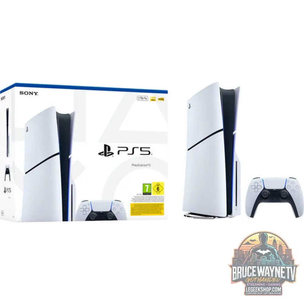 Sony PlayStation 5 Slim E-Chassis, Spielkonsole - Sony - vue 5