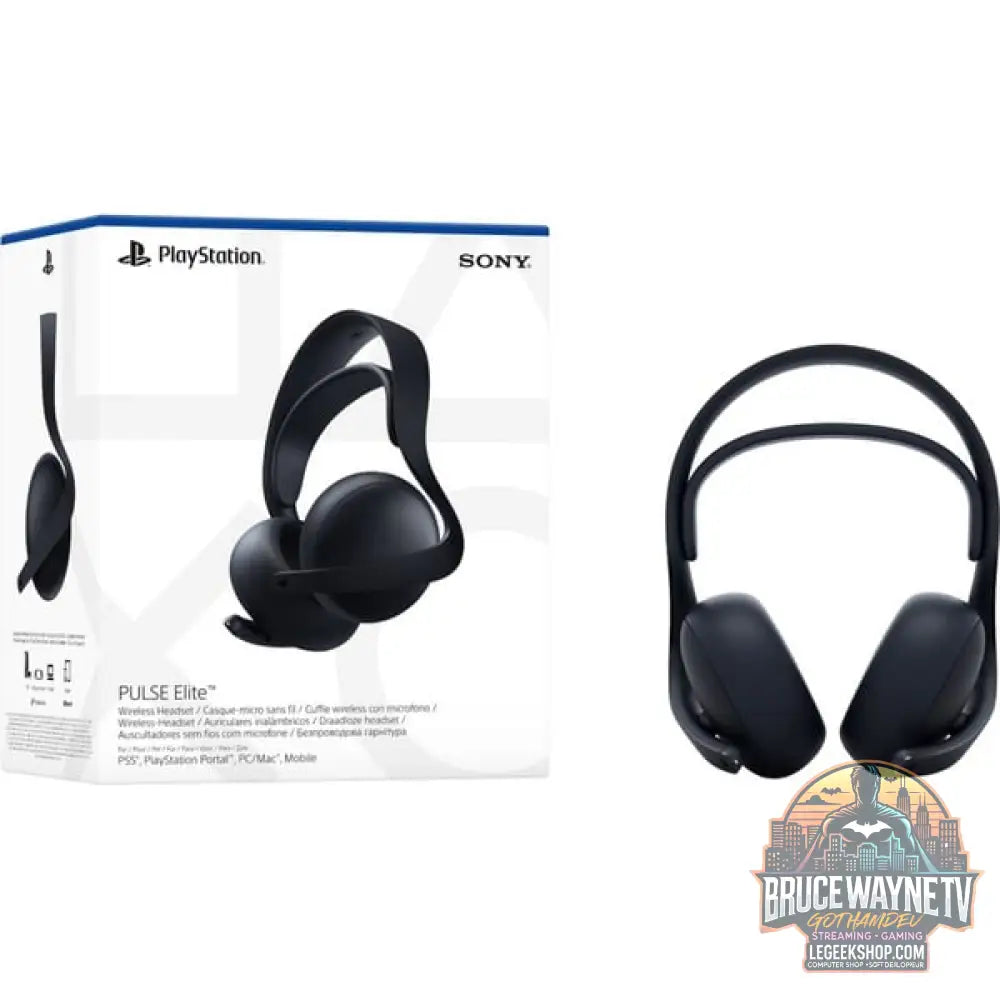 Sony PULSE Elite Wireless Midnight Black - PS5, casque gaming - Sony - vue 8