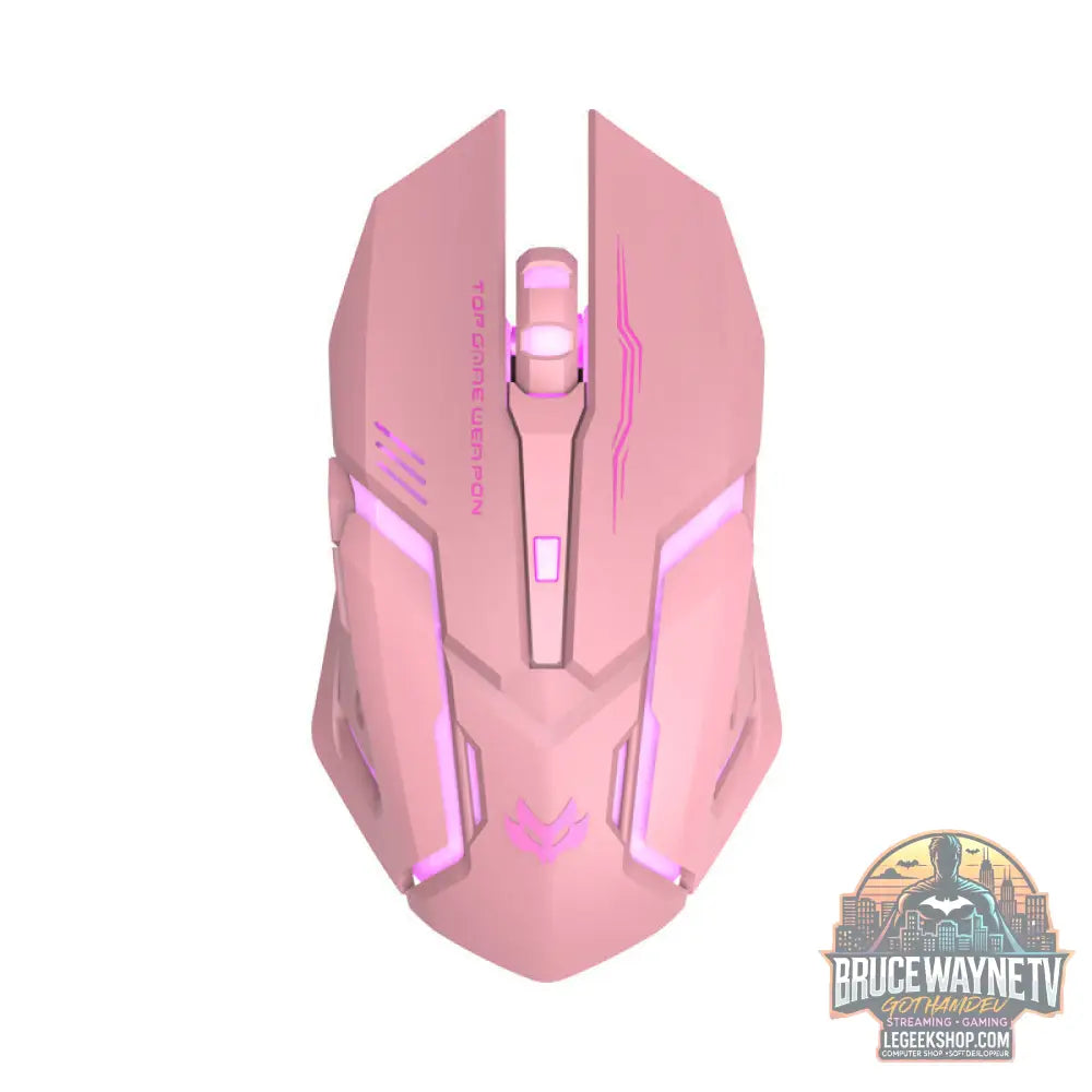 Souris Gaming Sans Fil Rechargeable Silencieuse RGB - Souris Gaming