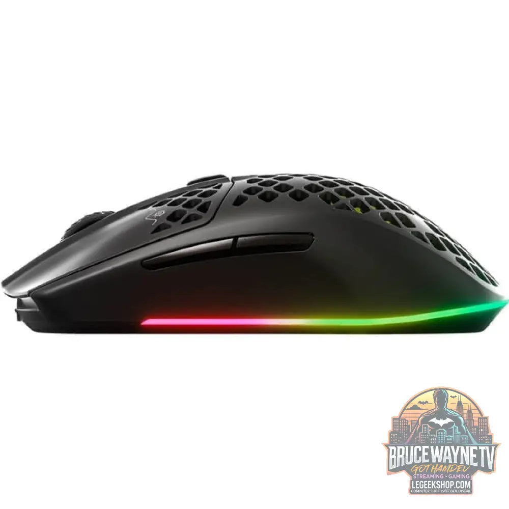 SteelSeries Aerox 3 Wireless Onyx 2022, souris gaming - vue 5