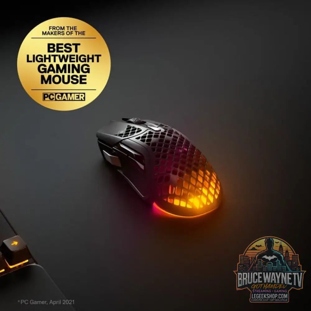 SteelSeries Aerox 5 Wireless, souris gaming - vue 2