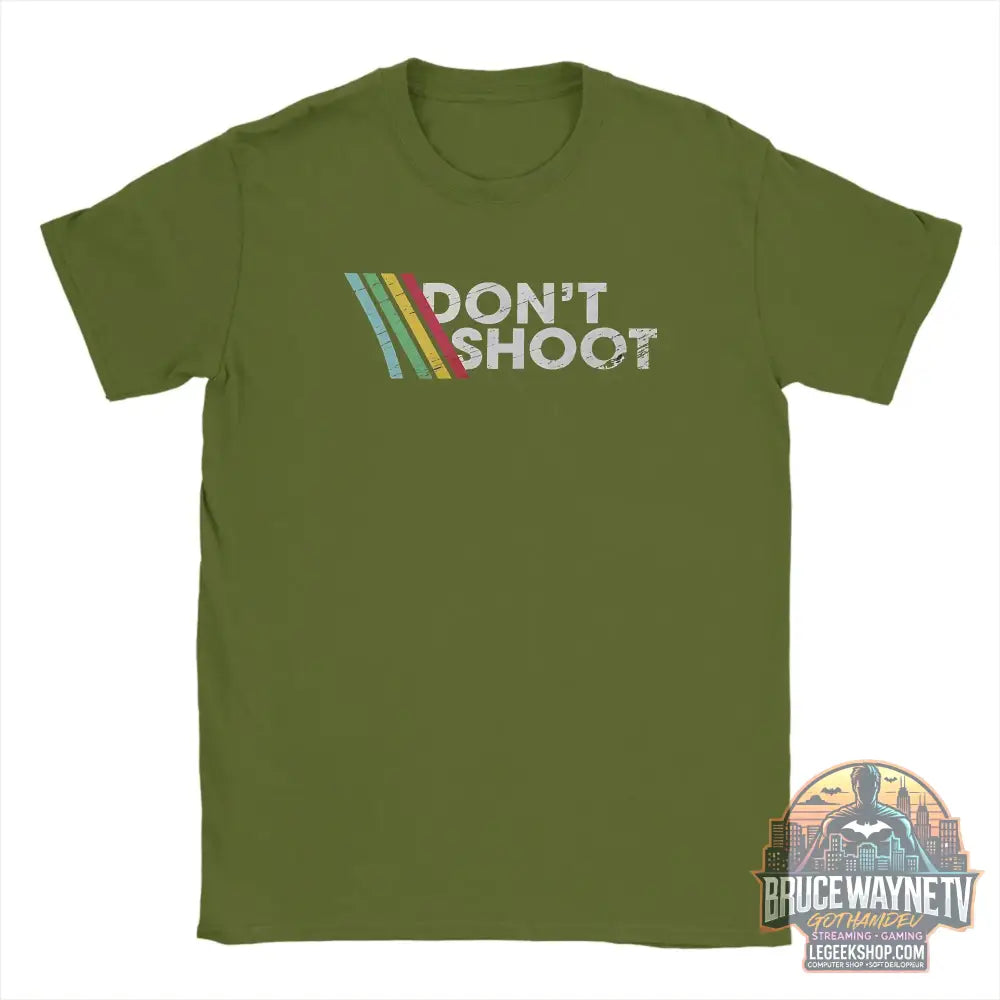 T-Shirt Arc Raiders Vintage Plage Gaming Homme Coton Y2K - Vert armée / XL - T-Shirt