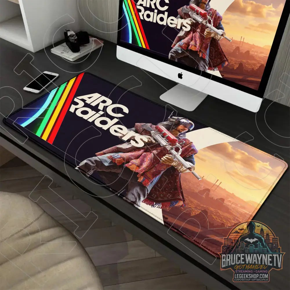 Tapis de Souris Arc Raiders XXL 900x400mm Gaming Antidérapant - R-15 / 600x350x3mm - Tapis de Souris