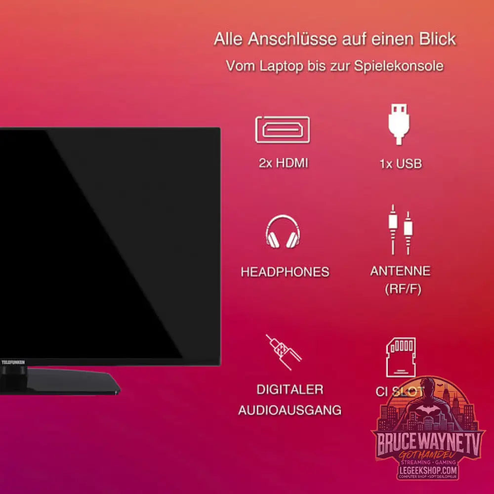 Telefunken XF40N750M, LED-Fernseher - Telefunken - vue 3