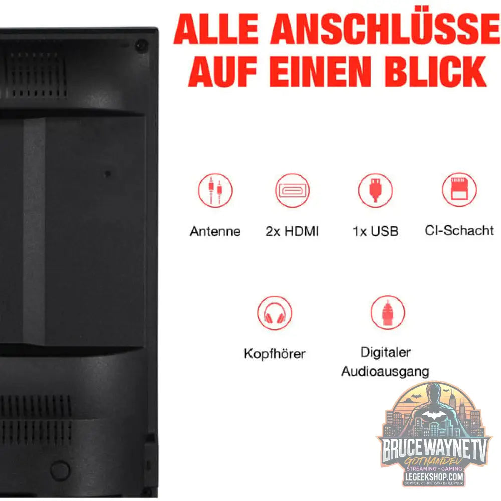 Telefunken XH32P900S, LED-Fernseher - Telefunken - vue 4