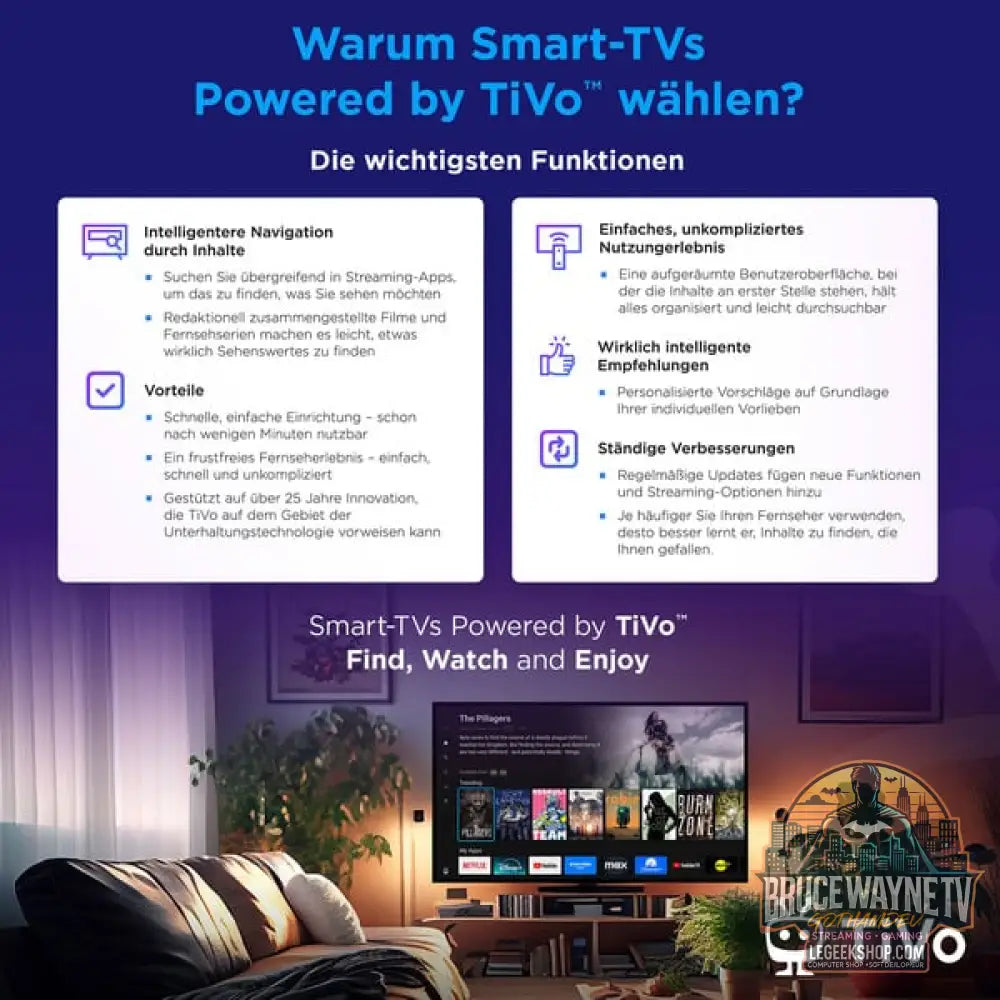 Telefunken XH32TP900S, LED-Fernseher - Telefunken - vue 11