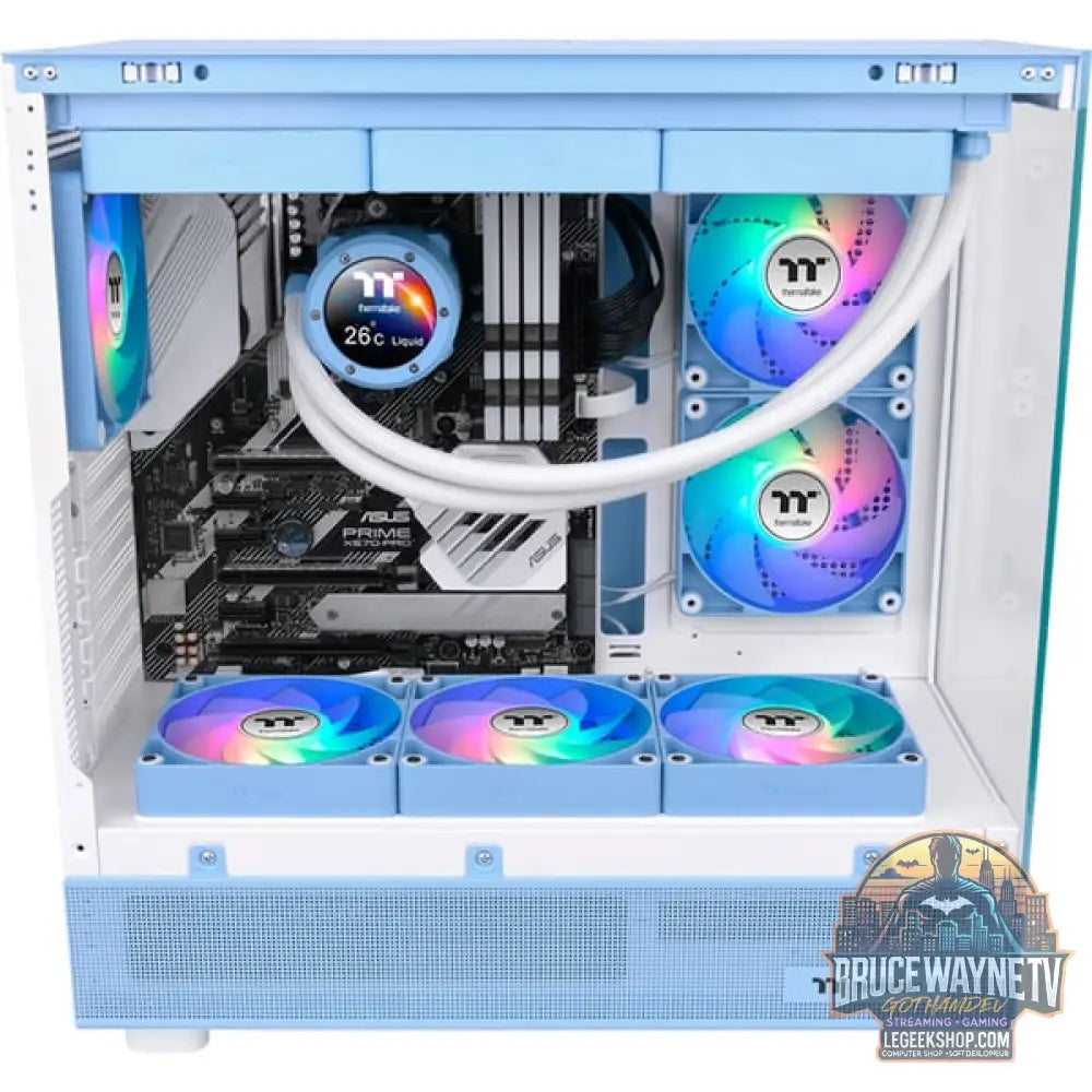 Thermaltake CT140 Reverse ARGB Sync PC Cooling Fan Hydrangea Blue, Gehäuselüfter - Thermaltake - vue 12