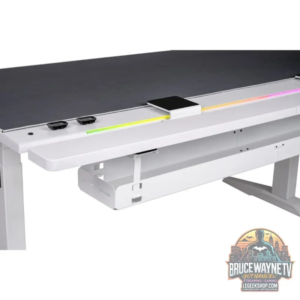 Thermaltake G700 RGB White Gaming Desk, Gaming-Tisch - Thermaltake - vue 10