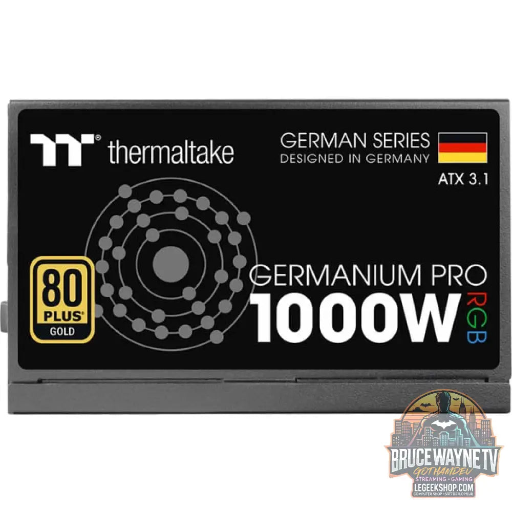 Thermaltake Germanium Pro RGB 1000W, alimentation PC - Thermaltake - vue 10