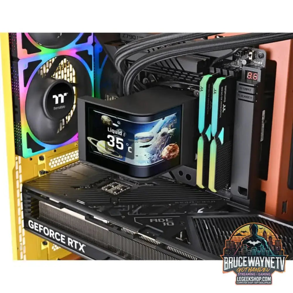 Thermaltake MAGCurve 360 Ultra AIO ARGB, Wasserkühlung schwarz - Thermaltake - vue 19
