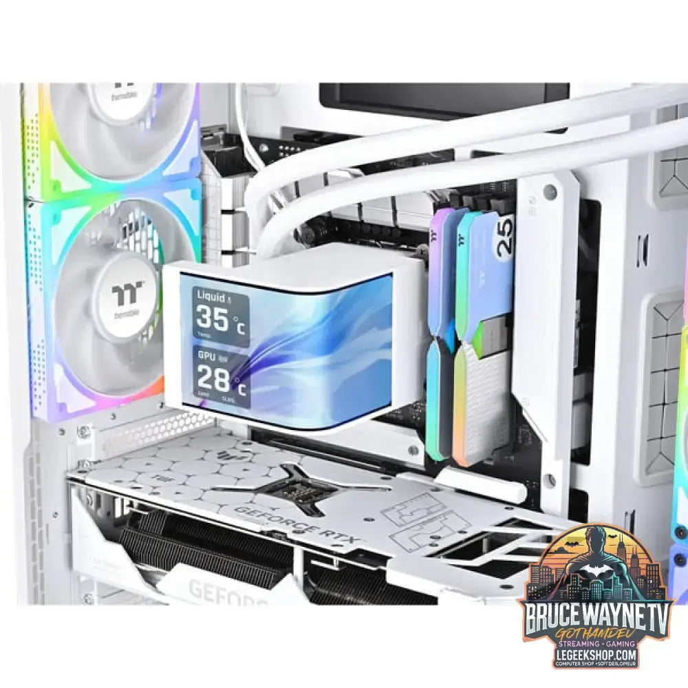 Thermaltake MAGCurve 360 Ultra AIO ARGB Snow Edition, Wasserkühlung weiß - Thermaltake - vue 22