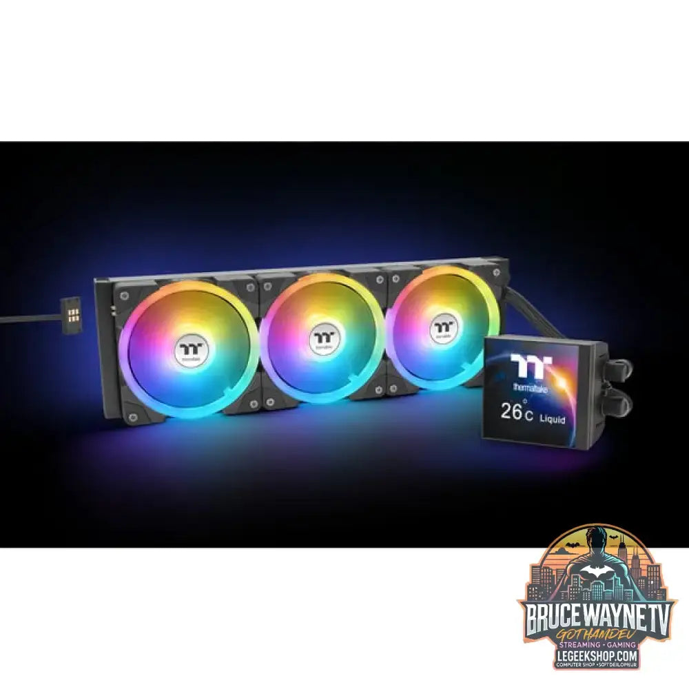 Thermaltake MAGFloe 360 Ultra ARGB Sync AIO Liquid Cooler, Wasserkühlung schwarz - Thermaltake - vue 21