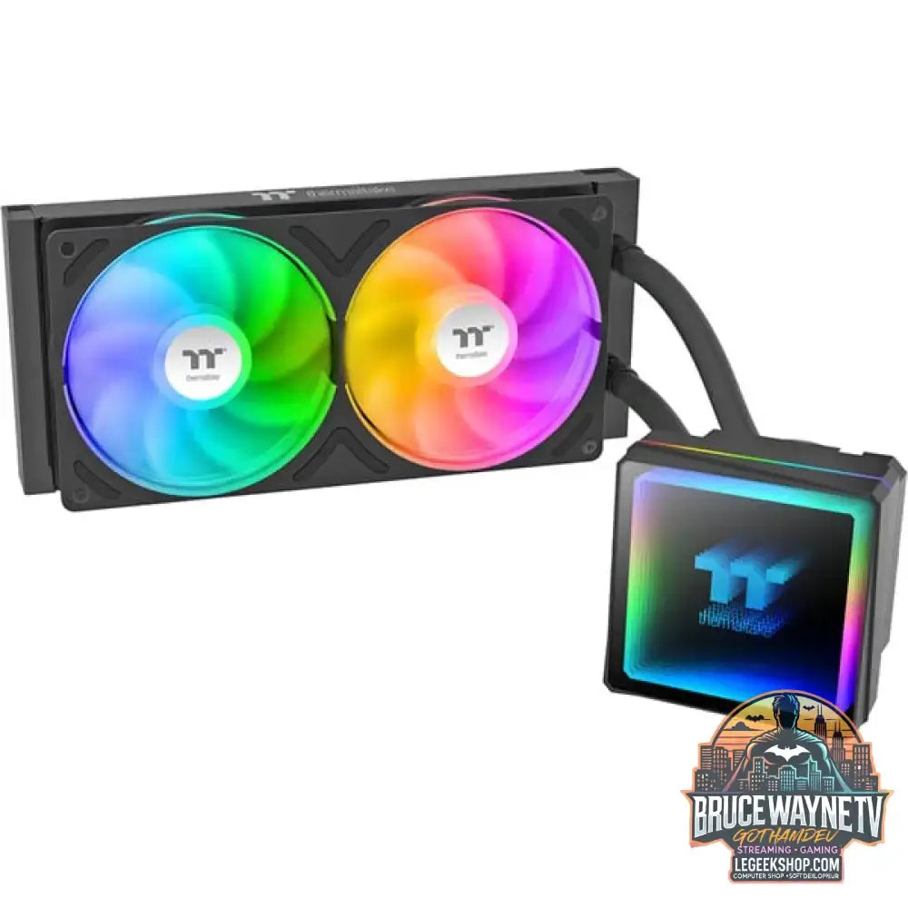 Thermaltake TH240-S V3 ARGB Sync, Wasserkühlung schwarz - Thermaltake