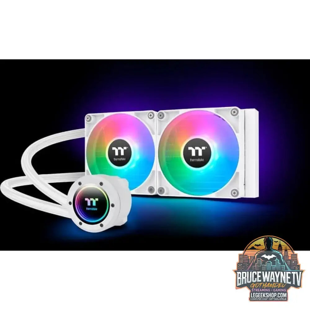 Thermaltake TH240 V2 ARGB Sync AIO Liquid Cooler Snow Edition, Wasserkühlung weiß - Thermaltake - vue 5