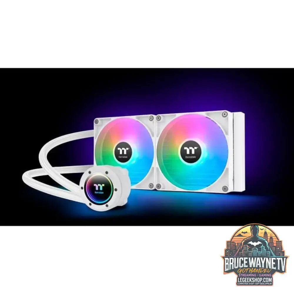 Thermaltake TH280 V2 ARGB Sync AIO Liquid Cooler Snow Edition, Wasserkühlung weiß - Thermaltake - vue 6