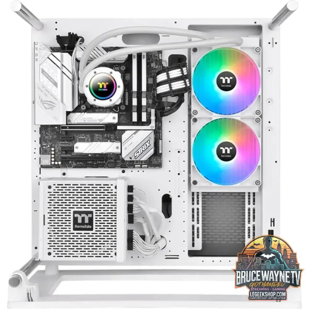 Thermaltake TH280 V2 ARGB Sync AIO Liquid Cooler Snow Edition, Wasserkühlung weiß - Thermaltake - vue 7