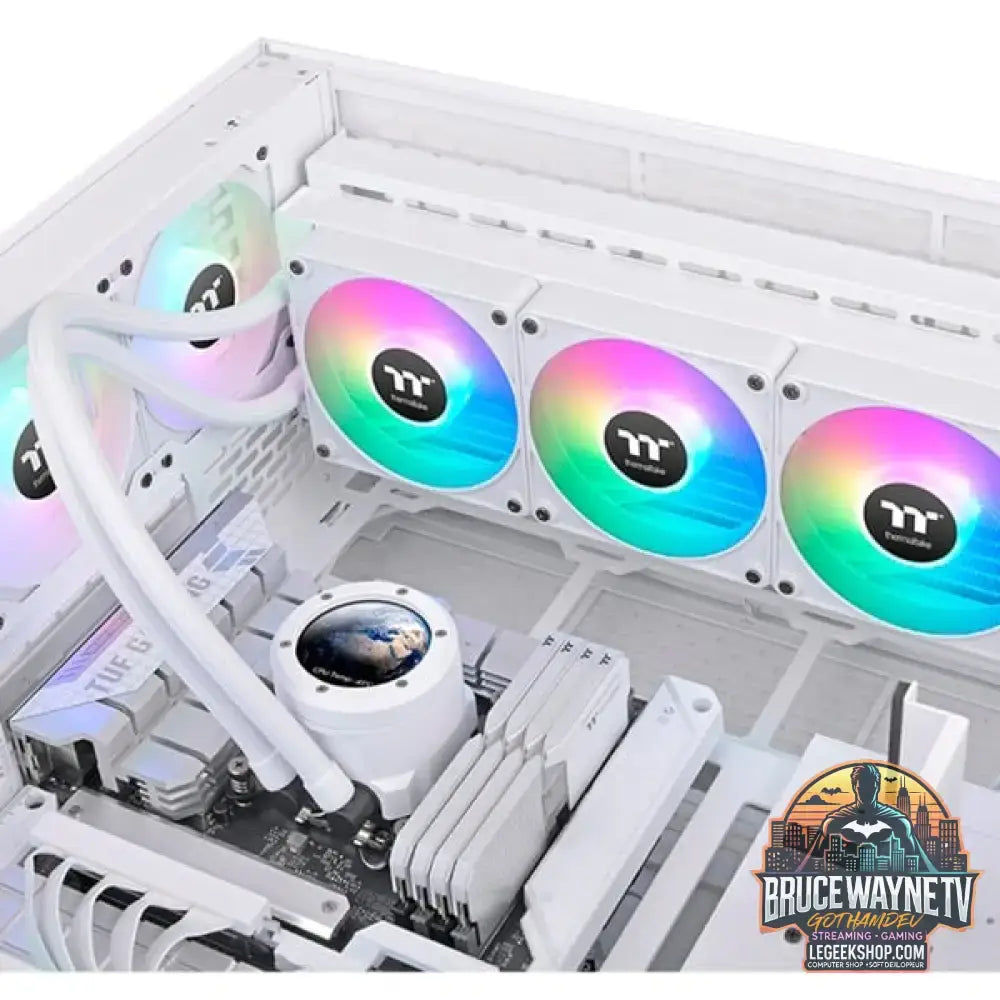 Thermaltake TH360 V2 Ultra EX ARGB Sync AIO Liquid Cooler - Snow Edition, Wasserkühlung weiß - Thermaltake - vue 7