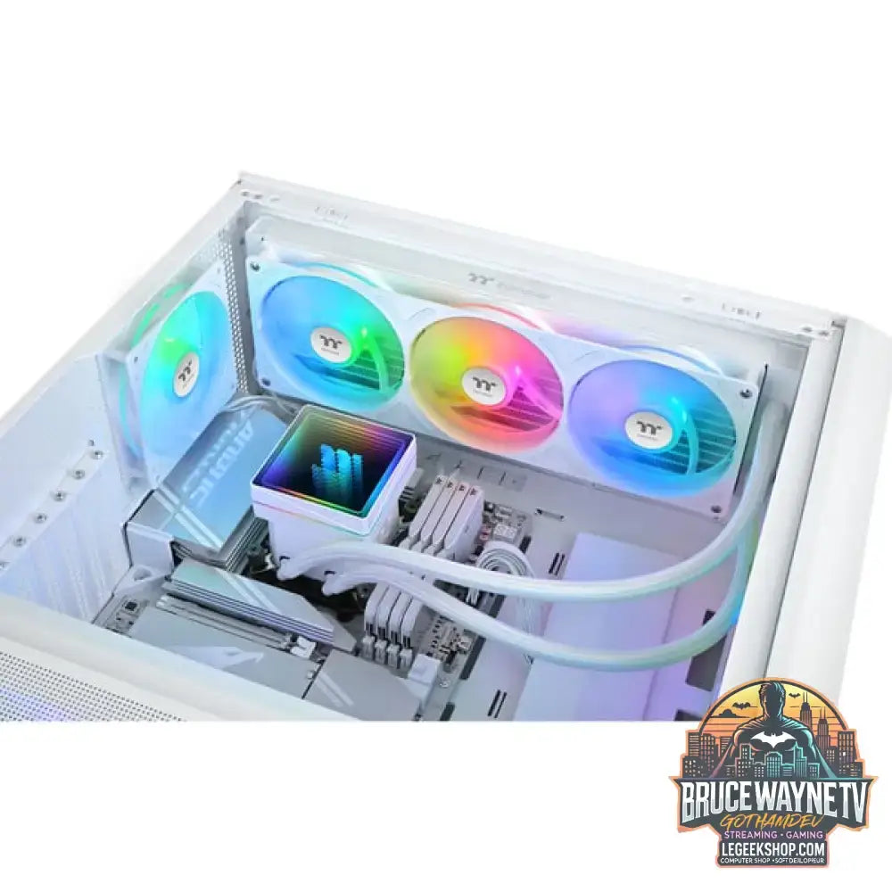 Thermaltake TH360 V3 ARGB Sync, Wasserkühlung weiß, Snow Edition - Thermaltake - vue 17