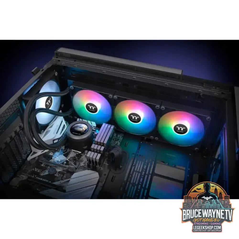 Thermaltake TH420 V2 Ultra ARGB Sync AIO Liquid Cooler, Wasserkühlung schwarz - Thermaltake - vue 12