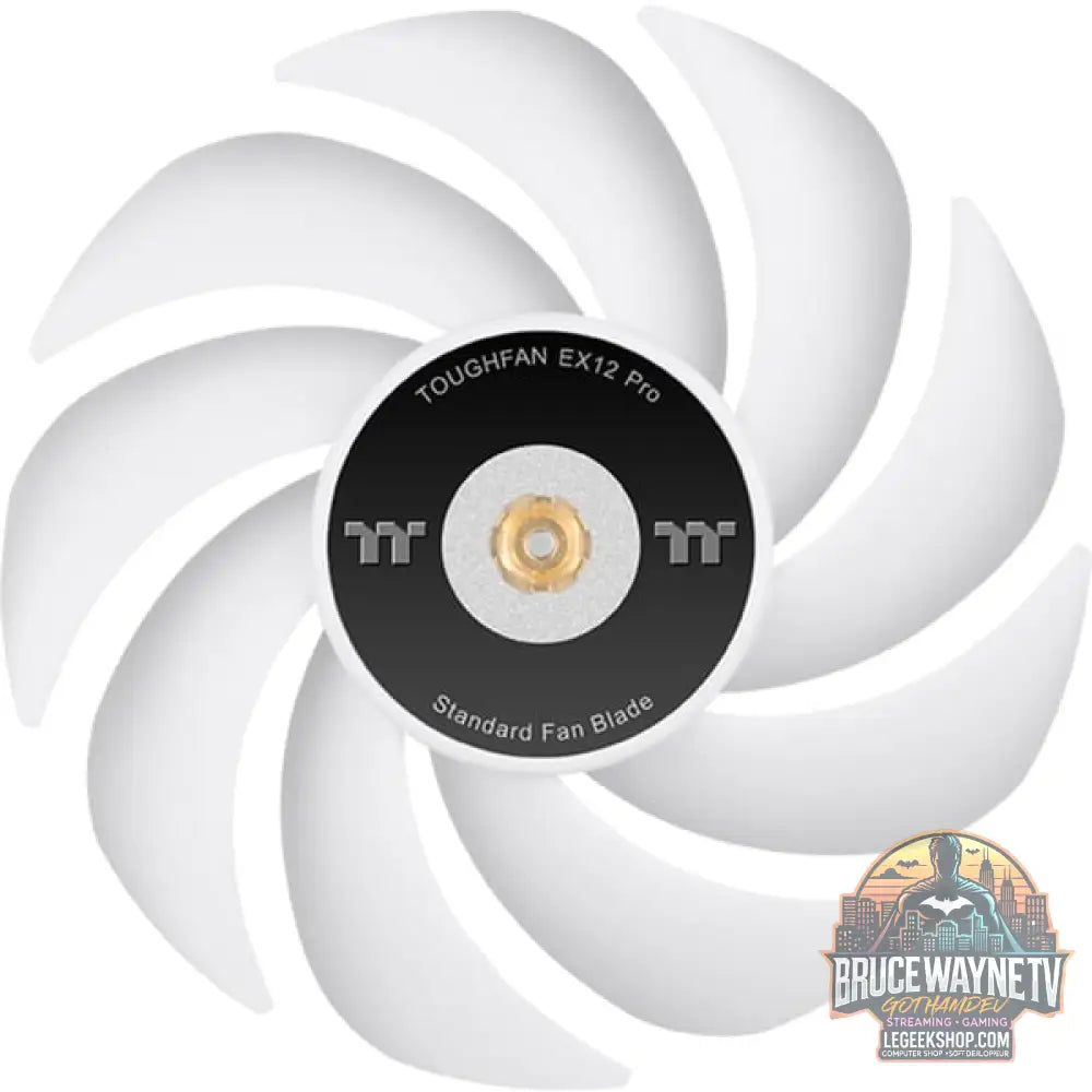 Thermaltake TOUGHFAN EX12 Pro White – Swappable Edition, Gehäuselüfter - Thermaltake - vue 11