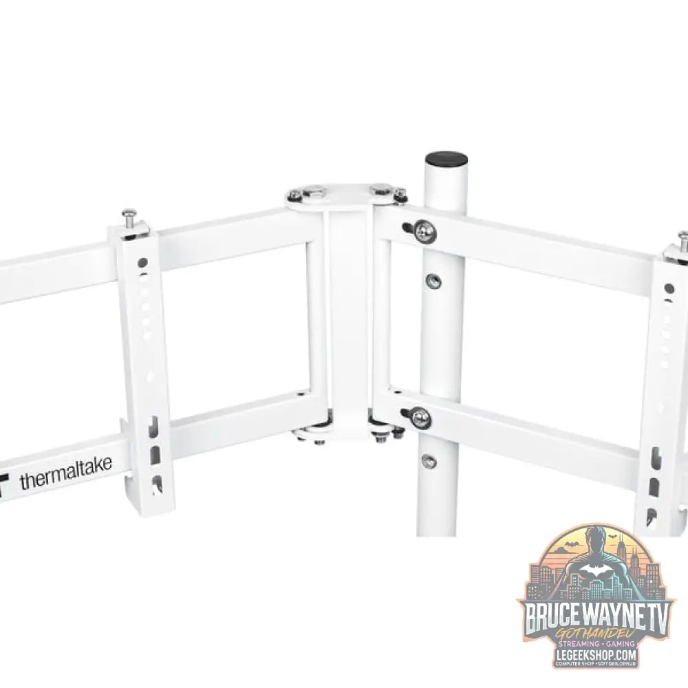 Thermaltake Triple Monitor Stand Snow, pour Racing Simulator Cockpit GR500, support moniteur - Thermaltake - vue 9