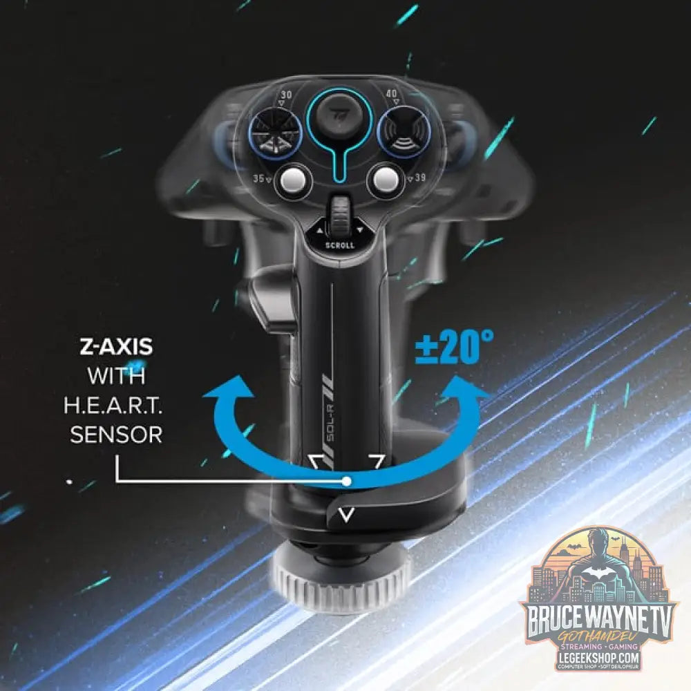 Thrustmaster Sol-R 3 AVA Add-On Grip, Joystick - Thrustmaster - vue 11