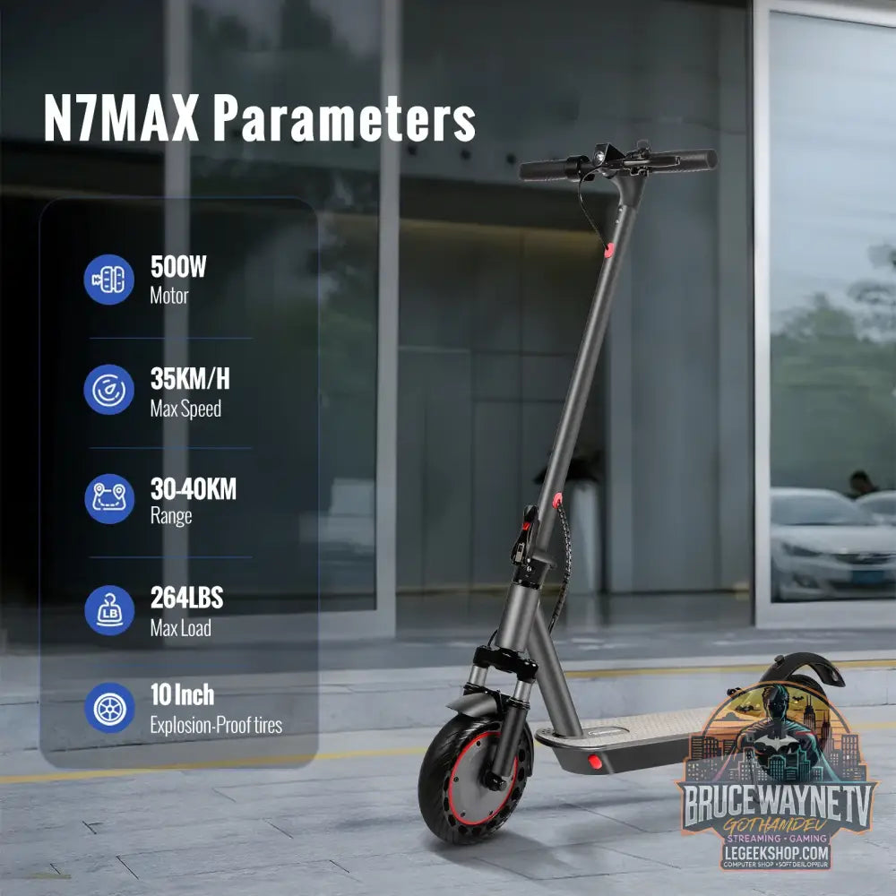 Trottinette électrique adulte SUNNIGOO 350W avec application 36V 10.4Ah vitesse 30 km/h légère longue autonomie 30