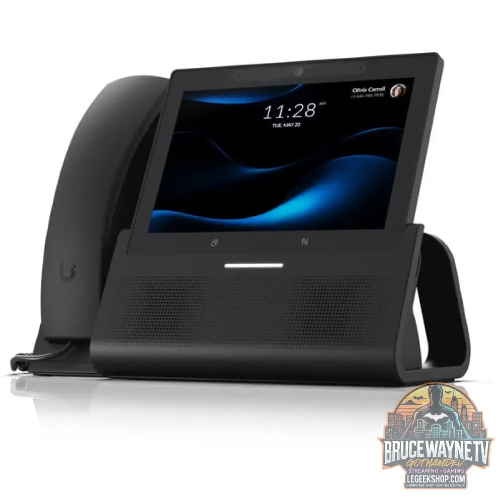 Ubiquiti UG3 Touch Enterprise, VoIP-Telefon anthrazit - Ubiquiti - vue 4