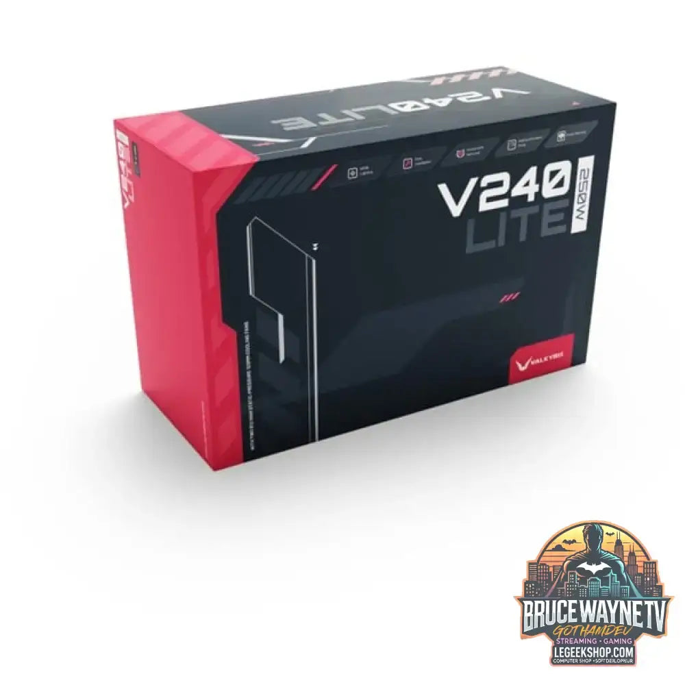 Valkyrie V240 Lite ARGB, Wasserkühlung schwarz - Valkyrie - vue 5