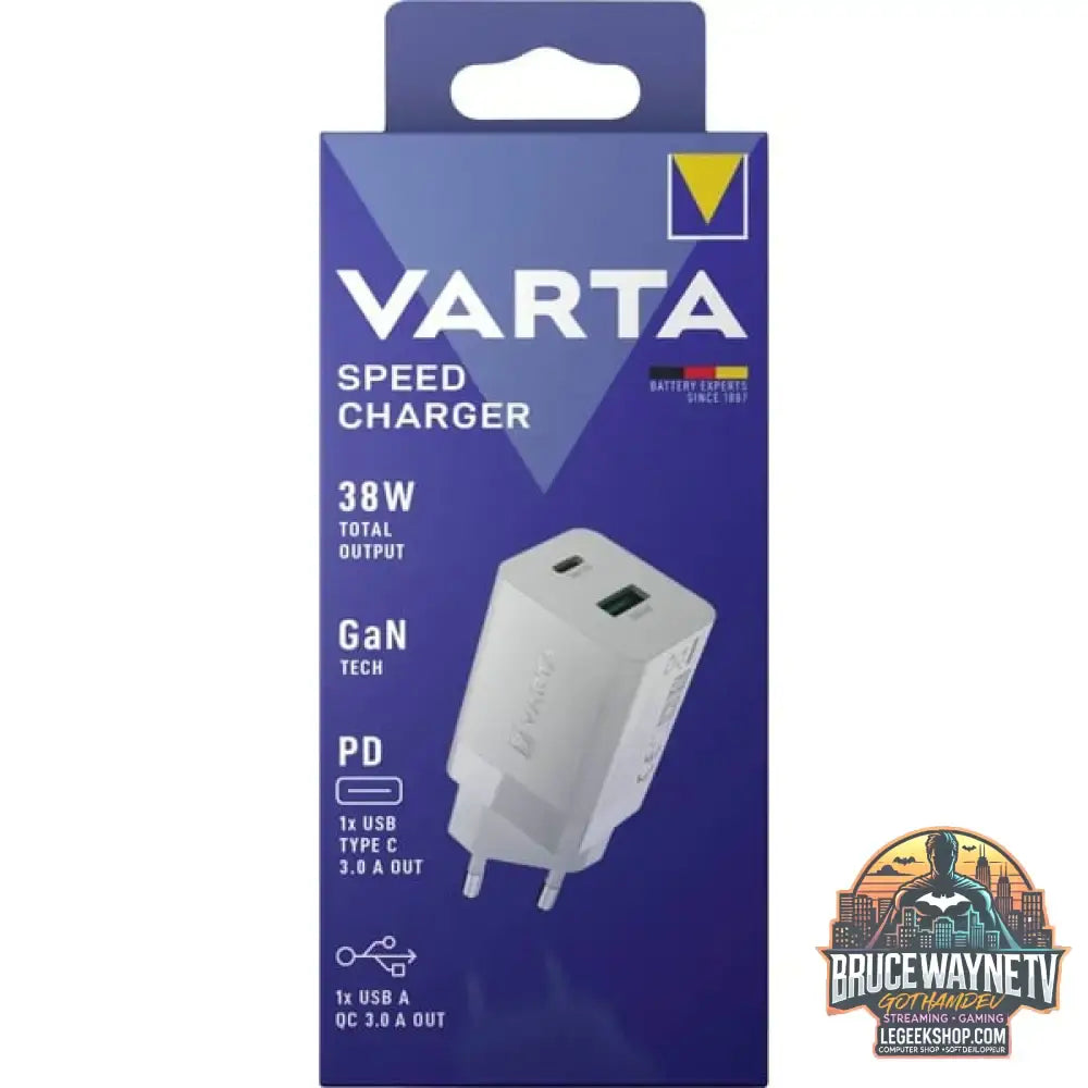 VARTA Ladegerät Speed Charger weiß, PD und QuickCharge - VARTA