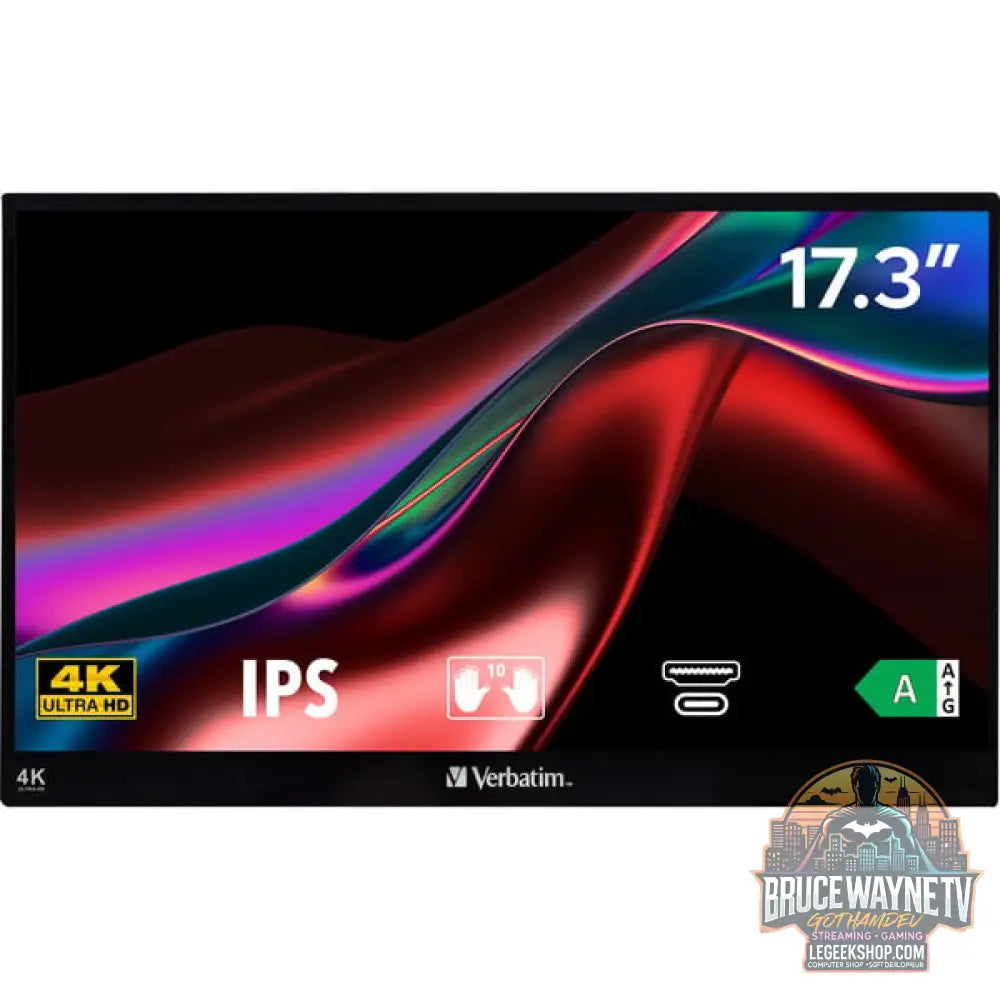 Verbatim PMT-17-4K 17,3" 3840 × 2160 px IPS 60 Hz - Verbatim
