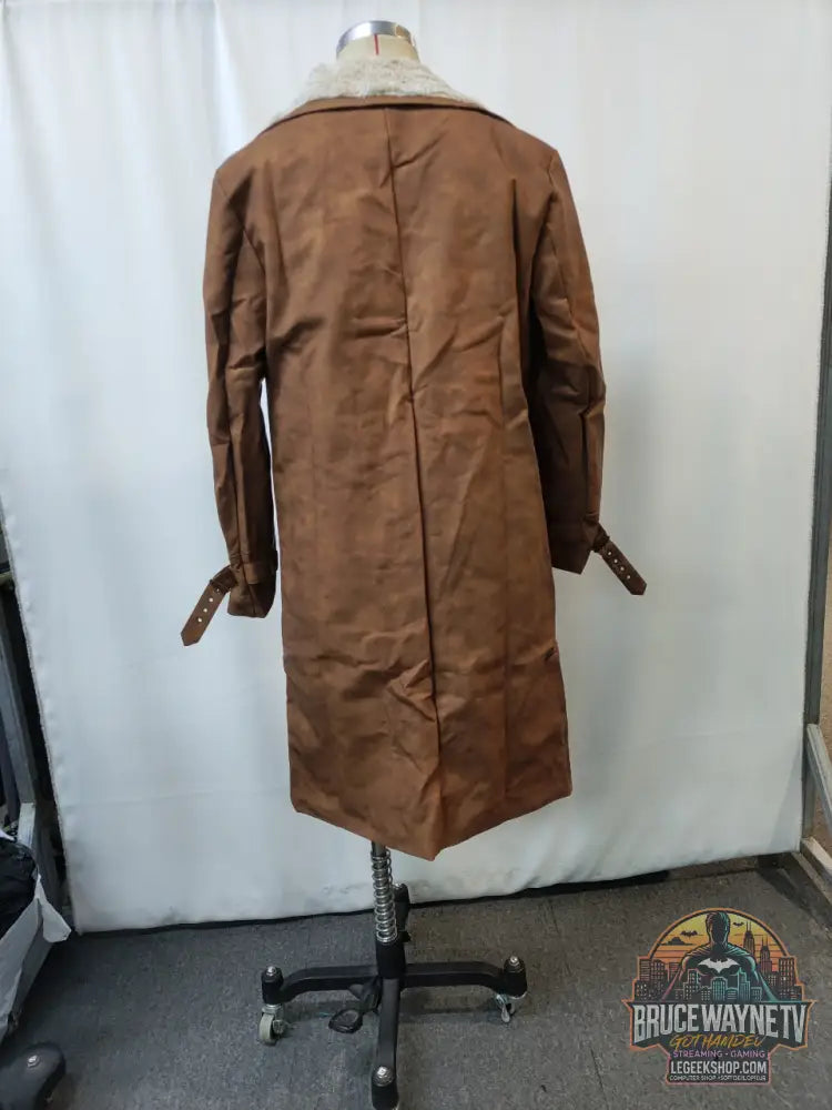 Veste Longue Cuir Suédé Homme Doublée Polaire Hiver - Veste Longue Homme