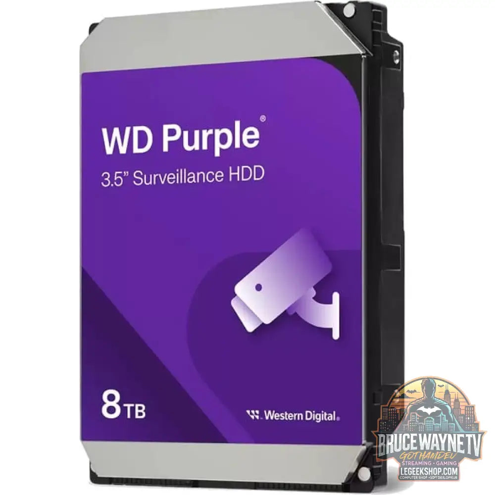 WD Purple 8 TB, Festplatte SATA 6 Gb/s, 3,5" - WD - vue 2