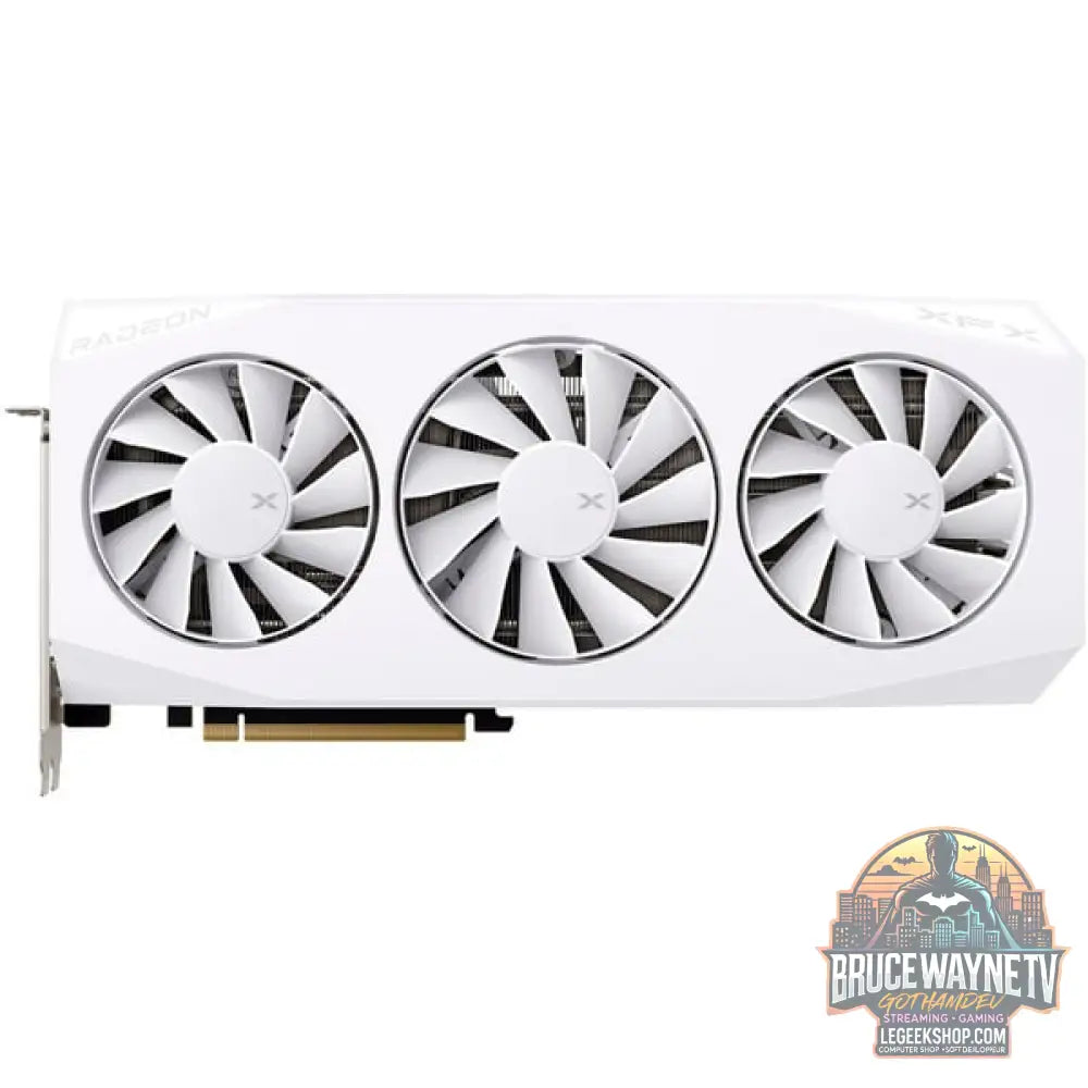 XFX Radeon RX 9060 XT Mercury OC, carte graphique blanc, RDNA4, GDDR6, 2x DisplayPort, 1x HDMI 2.1 - XFX - vue 2
