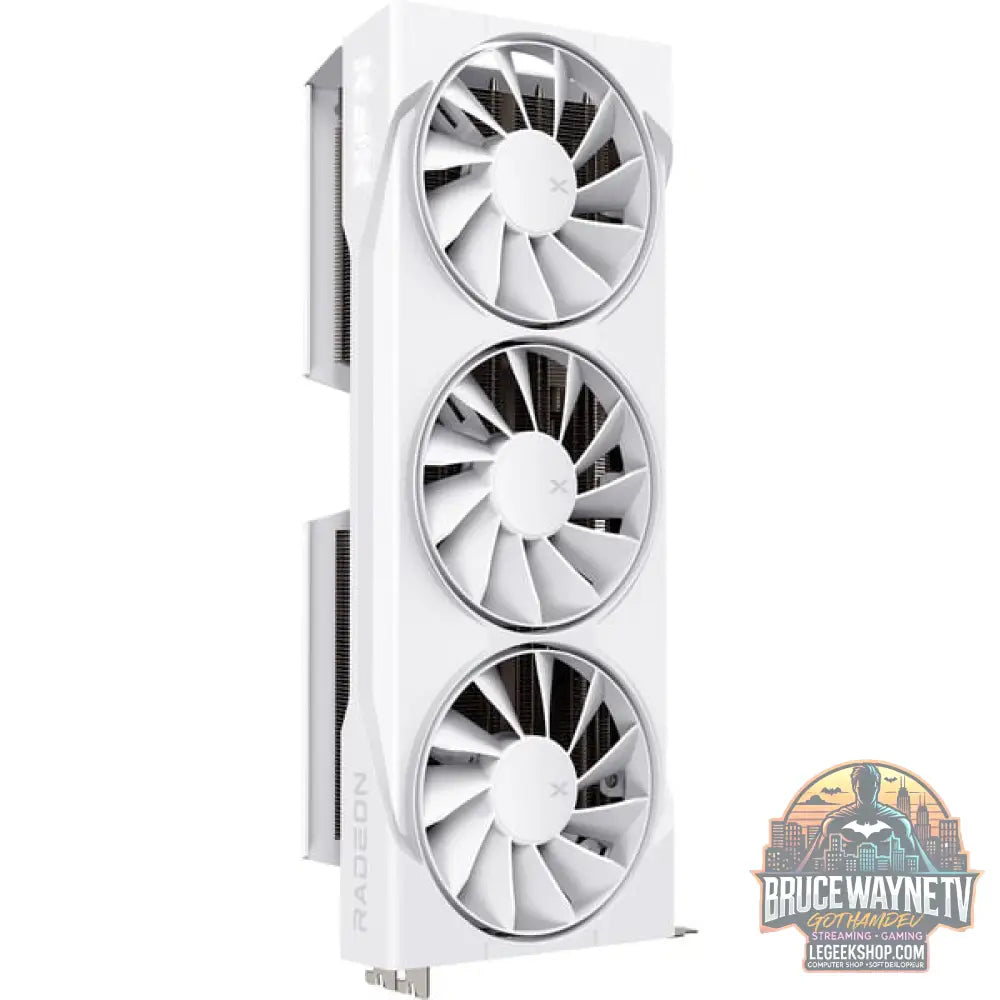 XFX Radeon RX 9070 Swift OC, carte graphique blanc, RDNA4, GDDR6, 3x DisplayPort, 1x HDMI 2.1 - XFX - vue 4