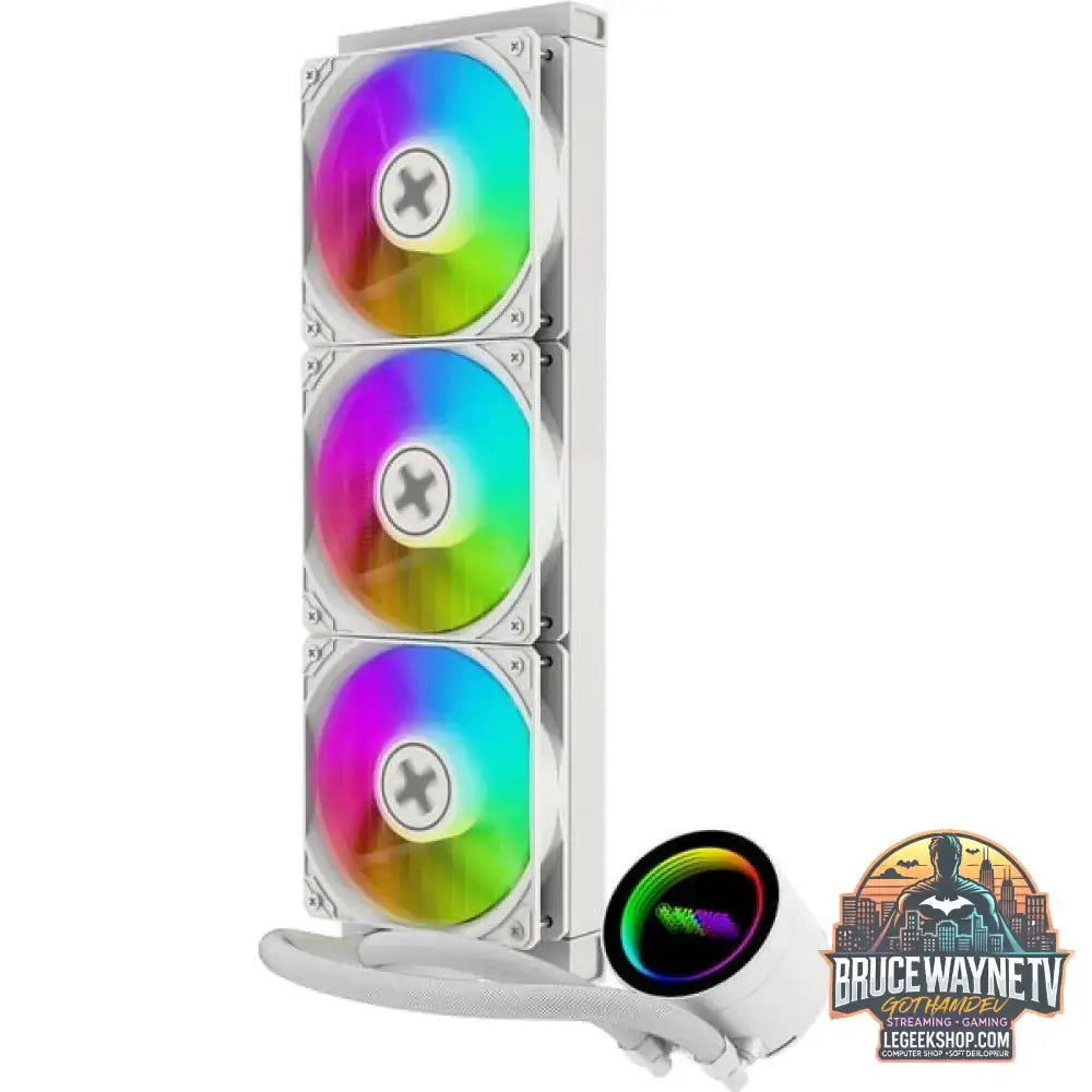 Xilence LiQuRizer LQ360G.W.ARGB 360mm, Wasserkühlung weiß - Xilence - vue 6