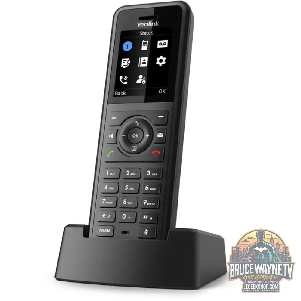 Yealink W57R, analoges Telefon noir, DECT-Mobilteil - Yealink - vue 2