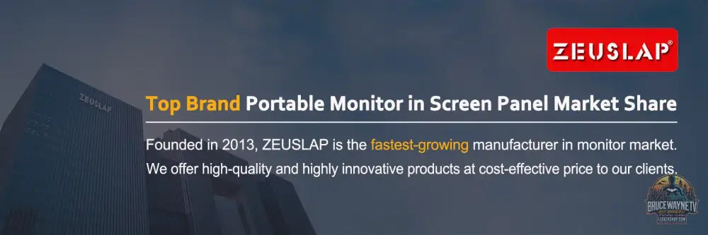 ZEUSLAP P16K - Moniteur Portable 16’’ 2.5K 144Hz 100% sRGB HDR500 Gaming - 16’’ - Moniteur Portable