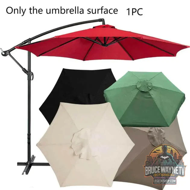 Guide d'achat : ☀️ Tissu de remplacement pour parasol – 6/8 nervures, polyester imperméable UV30+