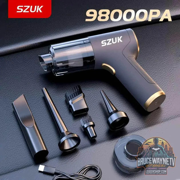 Guide d'achat : 🧹 SZUK – Mini aspirateur de voiture portable sans fil 98000PA