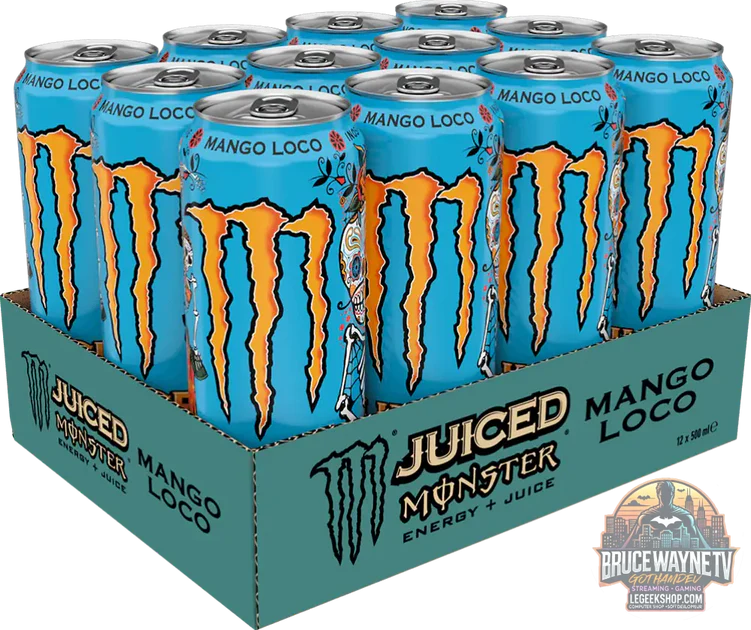 Guide d'achat : Monster Energy Juiced Mango Loco (12 x 500 ml) et à l'unité